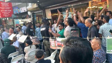 নিউইয়র্কে বিএনপি-যুবলীগের মধ্যে হাতাহাতি, ধাওয়া পাল্টা ধাওয়া