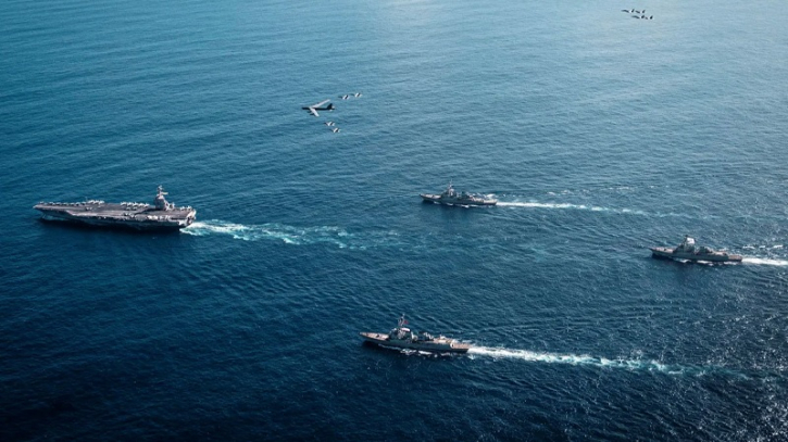 US special operations on ship from China to Iran  US Navy.