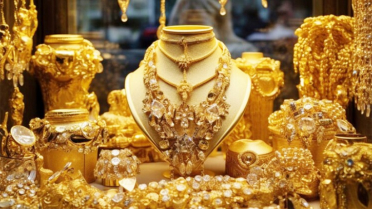 Gold is being sold at a higher price of Tk 3,500 on Sunday