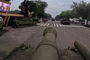 After day of nationwide protests military parade rolls through DC