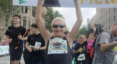 80-year-old marathon runner shares her sicret
