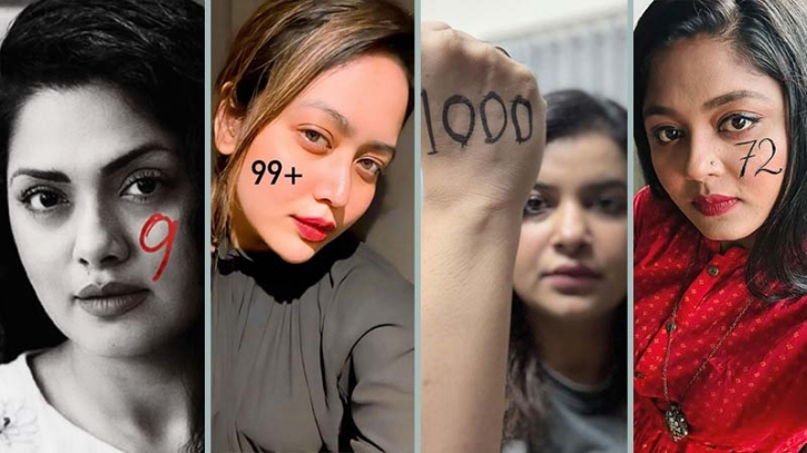 Why are stars suddenly writing numbers on their hands and cheeks?
