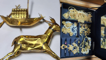 832 worth of gold ornaments seized from Hasina’s locker