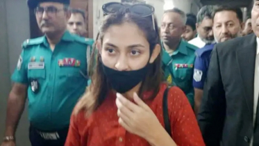 Actress Mehjabeen Chowdhury surrenders and gets bail Actress Mehjabeen Chowdhury surrenders and gets bail