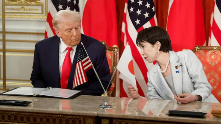 Trump warns Japan not to escalate tensions over China