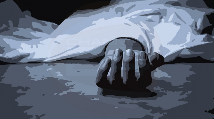 Husband kept his child next to his wife after beating her to death