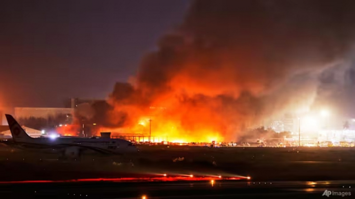 Fire at Shahjalal Airport in International Media Fire at Shahjalal Airport in International Media
