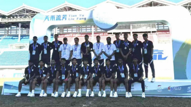 Bangladeshi youth footballers runner-up in China
