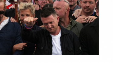 Who is Tommy Robinson behind the huge right-wing rally in London?
