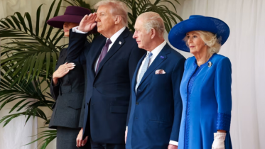 Trump at Windsor Castle, royal reception on first day of second s