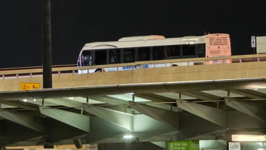 Airport shuttle bus hits wall at Newark Airport; 13 people injure