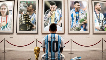 The trophies Messi won for Argentina