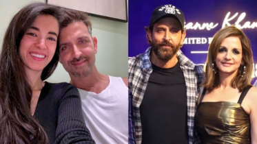 Hrithik celebrates birthday with ex-wife and current girlfriend