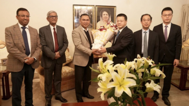 Chinese Ambassador pays courtesy call on Tarique Rahman