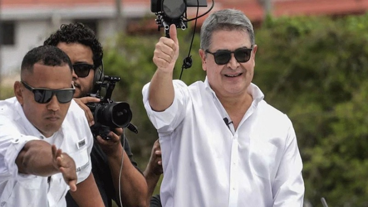 Former Honduran President Hernandez Returns Home After Trump