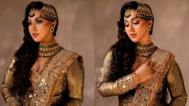 Apu Biswas captures the royal look