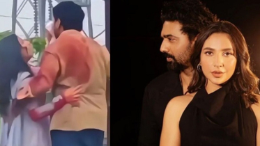 Subhashree wipes Dev’s sweat with a veil Subhashree wipes Dev’s sweat with a veil