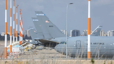 14 US refueling planes arrive in Israel 14 US refueling planes arrive in Israel