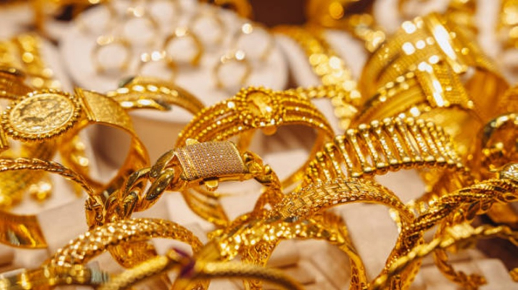 A big fall in the price of gold in the world market