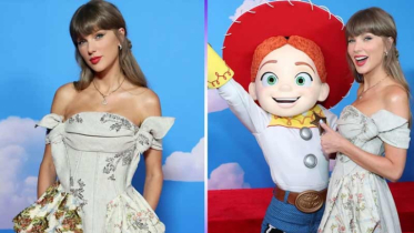 Taylor Swift stuns at ‘Toy Story Five’ premiere
