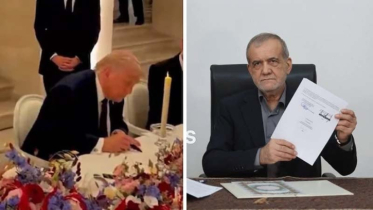 Trump, Pezeshkian sign memorandum of understanding to end war