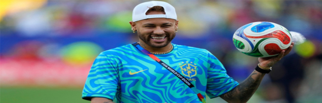 Neymar Returns to Brazil Training After Long Injury Layoff