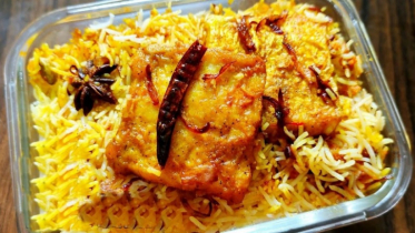 Biryani can also be made with bhetki fish instead of meat