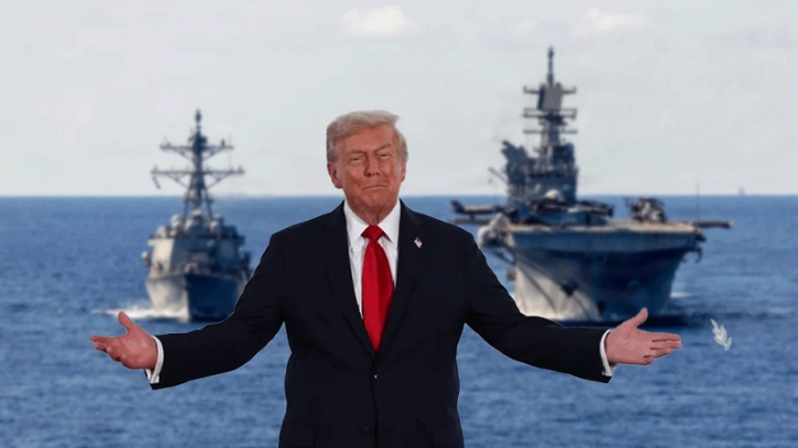 Trump hints at new war