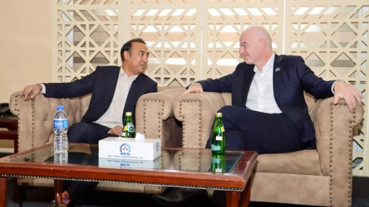 What the BFF conveyed to the FIFA President during his stopover