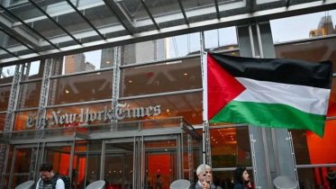Pro-Palestine Protest Against The New York Times in the US Pro-Palestine Protest Against The New York Times in the US