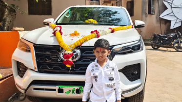 Child Wins a Car Worth 6.5 Million Rupees in a 260-Rupee Lottery