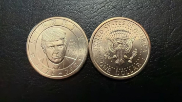 Trump’s image now on US coins