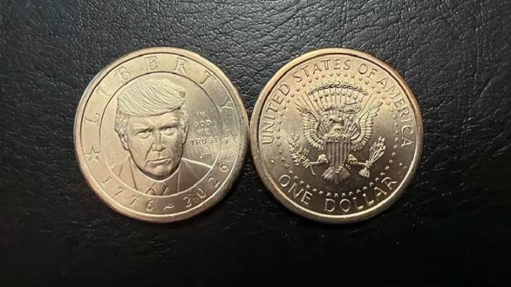 Trump’s image now on US coins